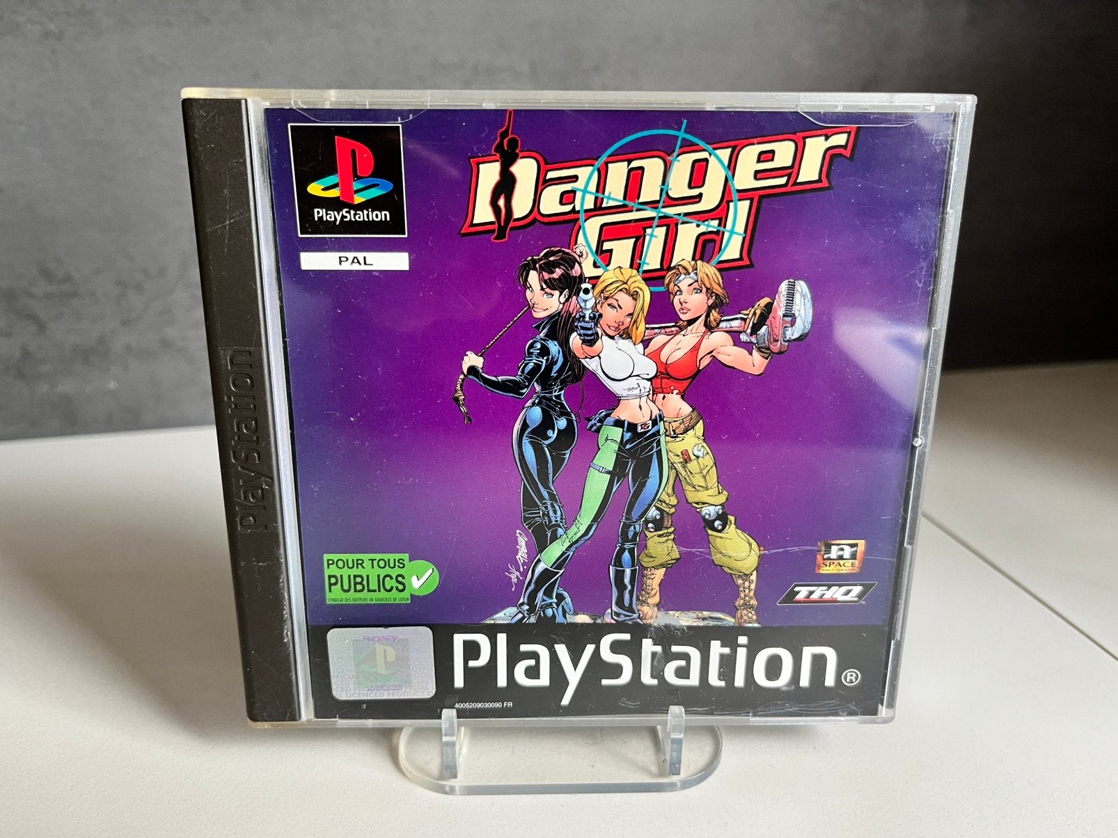Danger Girl PlayStation 1 PS1 (PAL) met boekje, Avontuur en Actie, Gebruikt, O, U