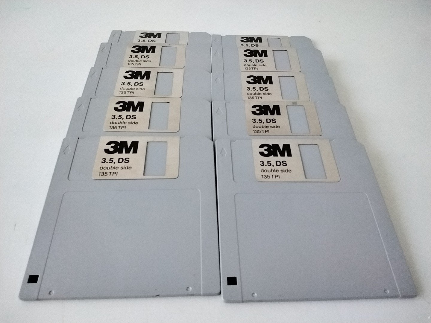 10 stuks 720kb grijze diskettes van 3M, Ophalen of Verzenden