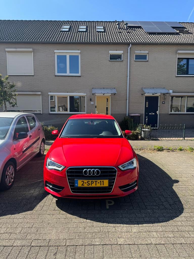 Audi A3 1.4 Tfsi 90KW 3D S-tronic 2013 Rood, Auto's, 4 cilinders, 122 pk, Origineel Nederlands, 1395 cc