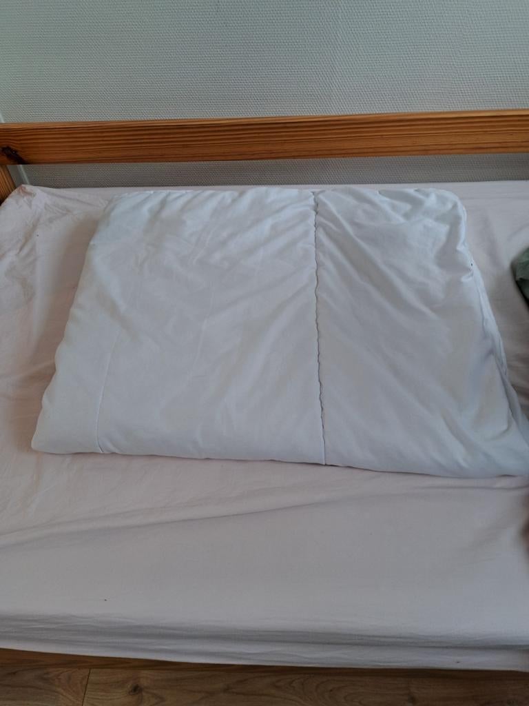 Dekbed Hema 150x120, Ophalen, Gebruikt, Jongetje of Meisje, Wit