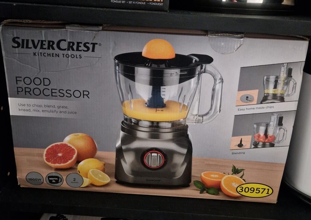 SilverCrest Food Processor 1000W - Keukenmachine, Witgoed en Apparatuur, Overige Witgoed en Apparatuur, Ophalen