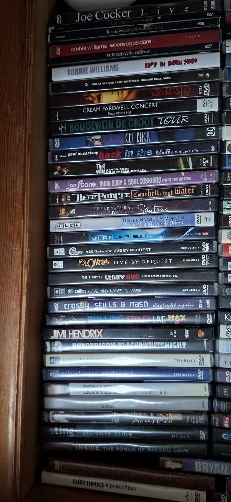 Muziek DVD Collectie 78 stuks, Alle leeftijden, Ophalen of Verzenden, Zo goed als nieuw, Muziek en Concerten