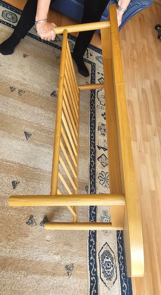 IKEA LISTERBY Salontafel - Eikenfineer (140x56 cm) ZGAN, Huis en Inrichting, Tafels | Salontafels, 100 tot 150 cm, Zo goed als nieuw