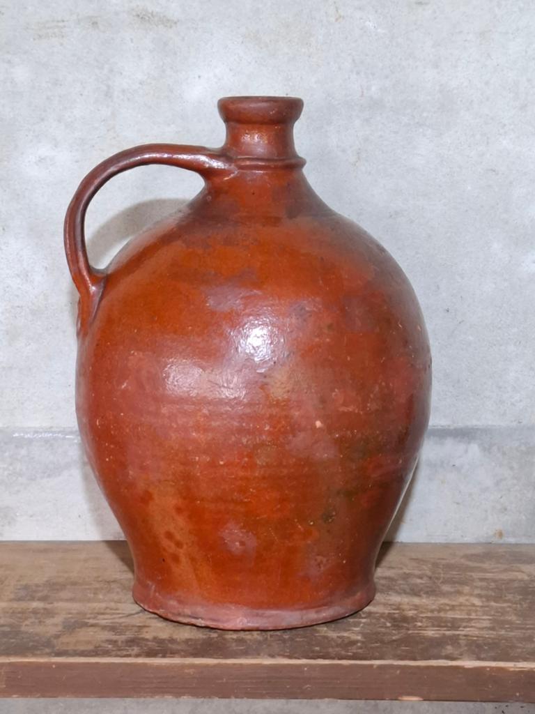Oude antieke Franse grespot oliekruik, Antiek en Kunst, Ophalen of Verzenden