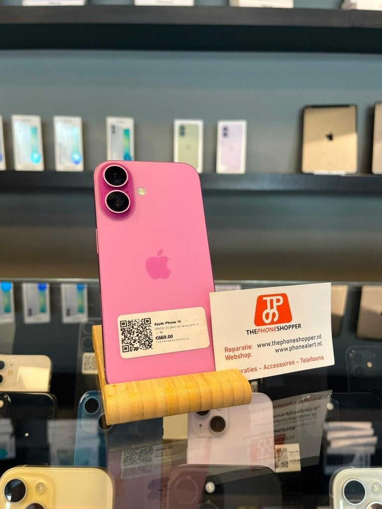 Apple IPhone 16 | 256GB | 2 jaar garantie, Telecommunicatie, Overige Telecommunicatie, Zo goed als nieuw, Ophalen of Verzenden