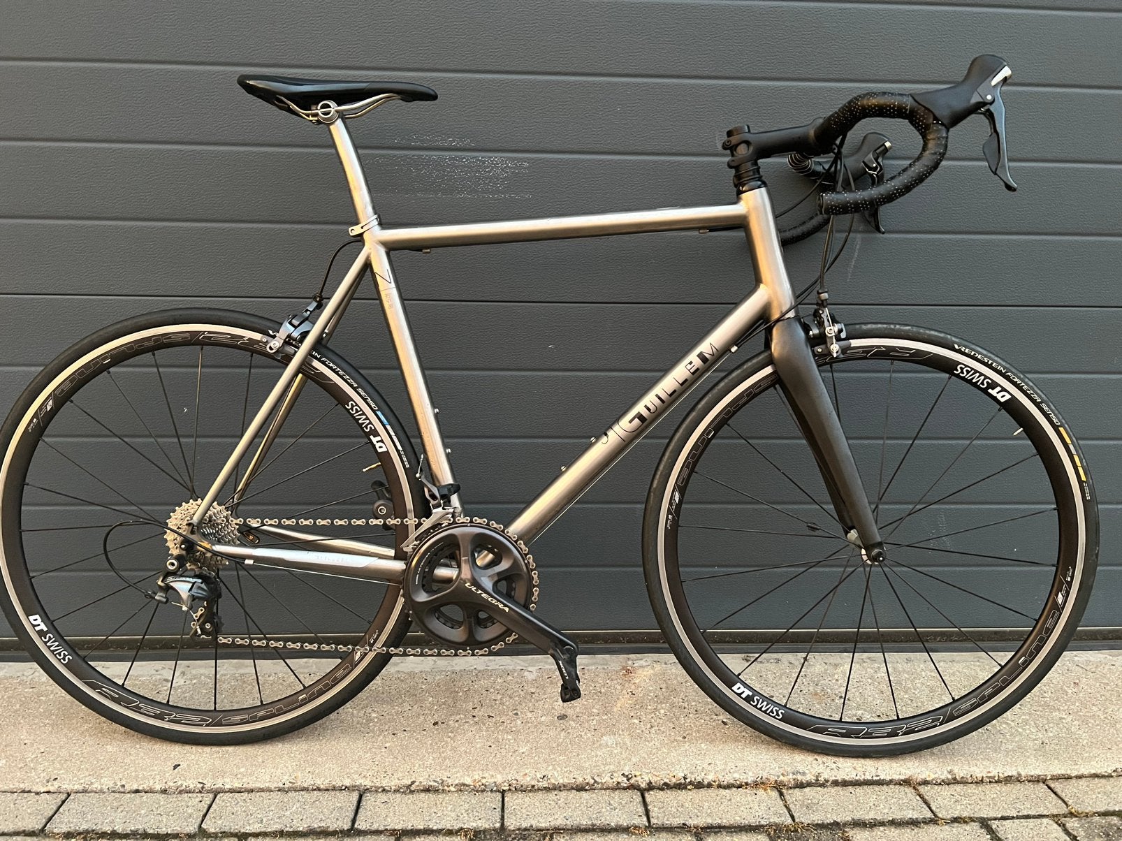 J.Guillem Major Titanium racefiets 58cm Ultegra DT Swiss, Fietsen en Brommers, Fietsen | Racefietsen, Zo goed als nieuw, 57 tot 61 cm