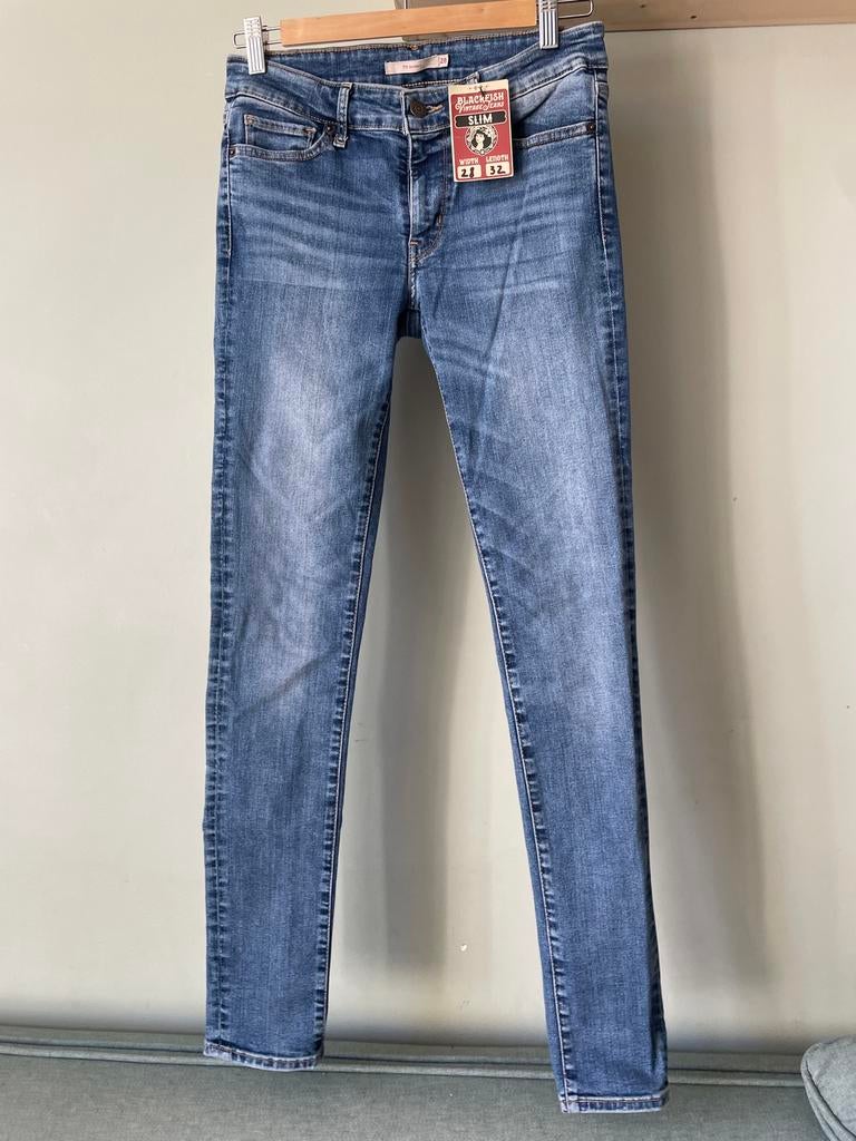 Jeans Levi’s skinny maat 28/32., Ophalen of Verzenden, Zo goed als nieuw, Blauw, W28 - W29 (confectie 36)