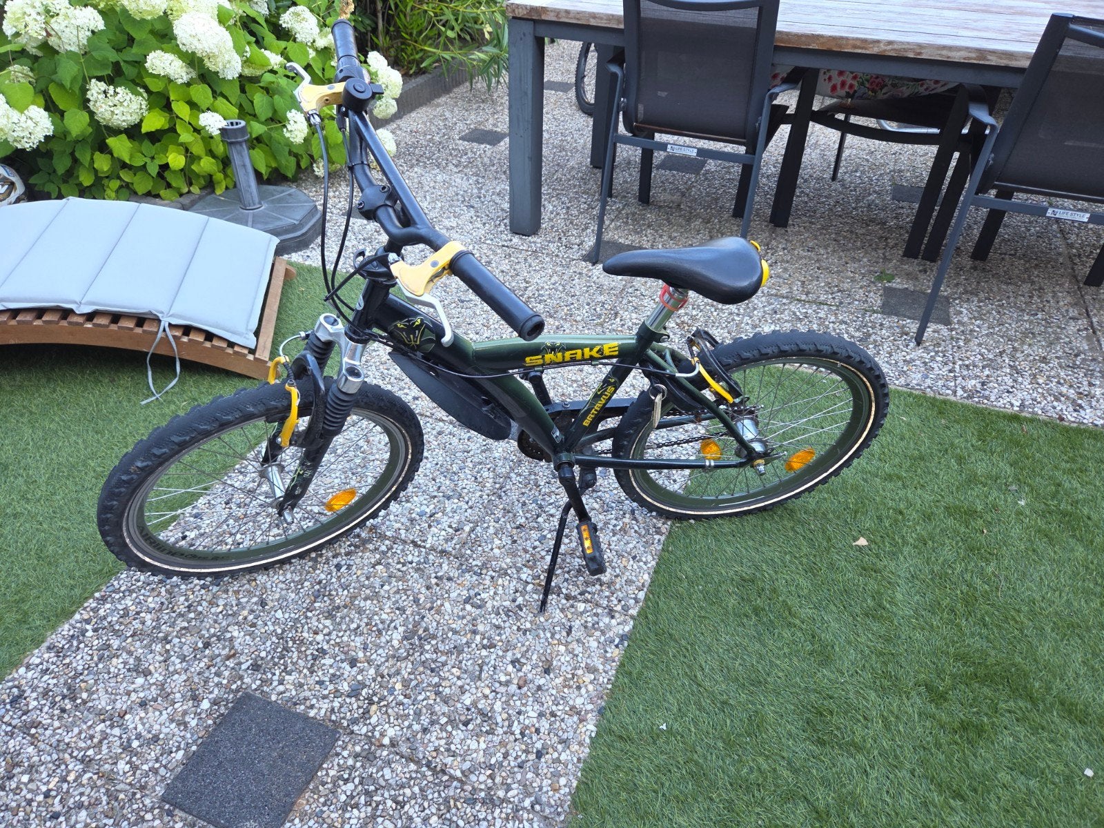 Batavis Snake 22 inch jongens fiets, Ophalen, Gebruikt, Staal, Velgrem