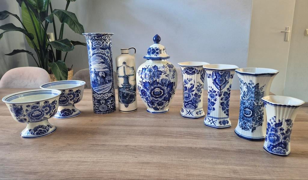 Delfts Blauw Aardewerk (Handgemaakt, authentiek) - Diverse, Antiek en Kunst, Ophalen