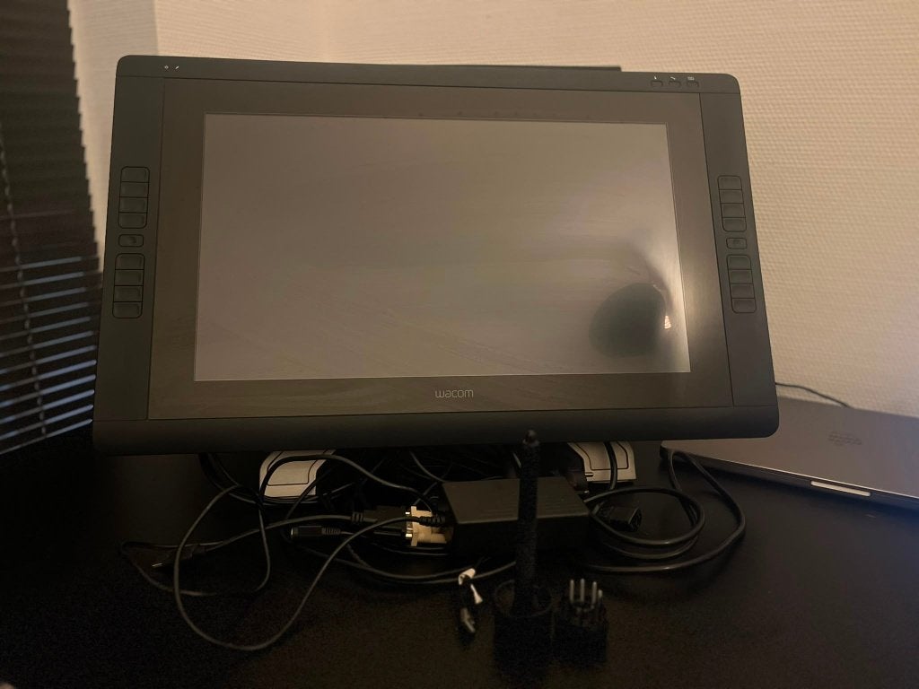 Wacom Cintiq 22HD  (dtk-2200), Computers en Software, Ophalen, Gebruikt, Bedraad, Wacom Cintiq