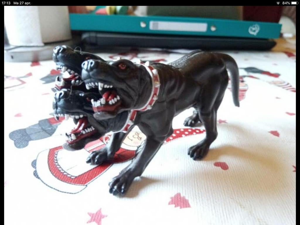 Papo Cerberus Mythologisch Dierfiguur, Ophalen of Verzenden, Zo goed als nieuw, Hond of Kat, Beeldje of Figuurtje