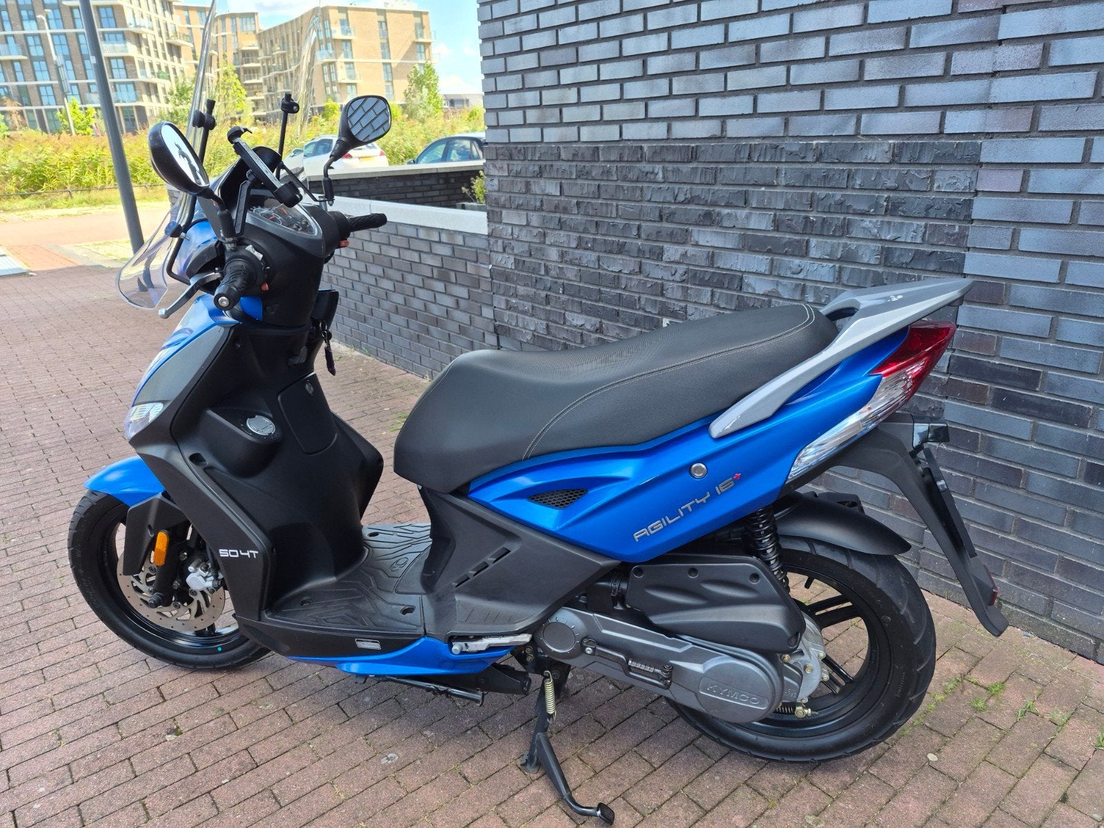 KYMCO AGILITY 16+ scooter incl. ART 4 Kettingslot, Fietsen en Brommers, Scooters | Kymco, Ophalen of Verzenden, Zo goed als nieuw