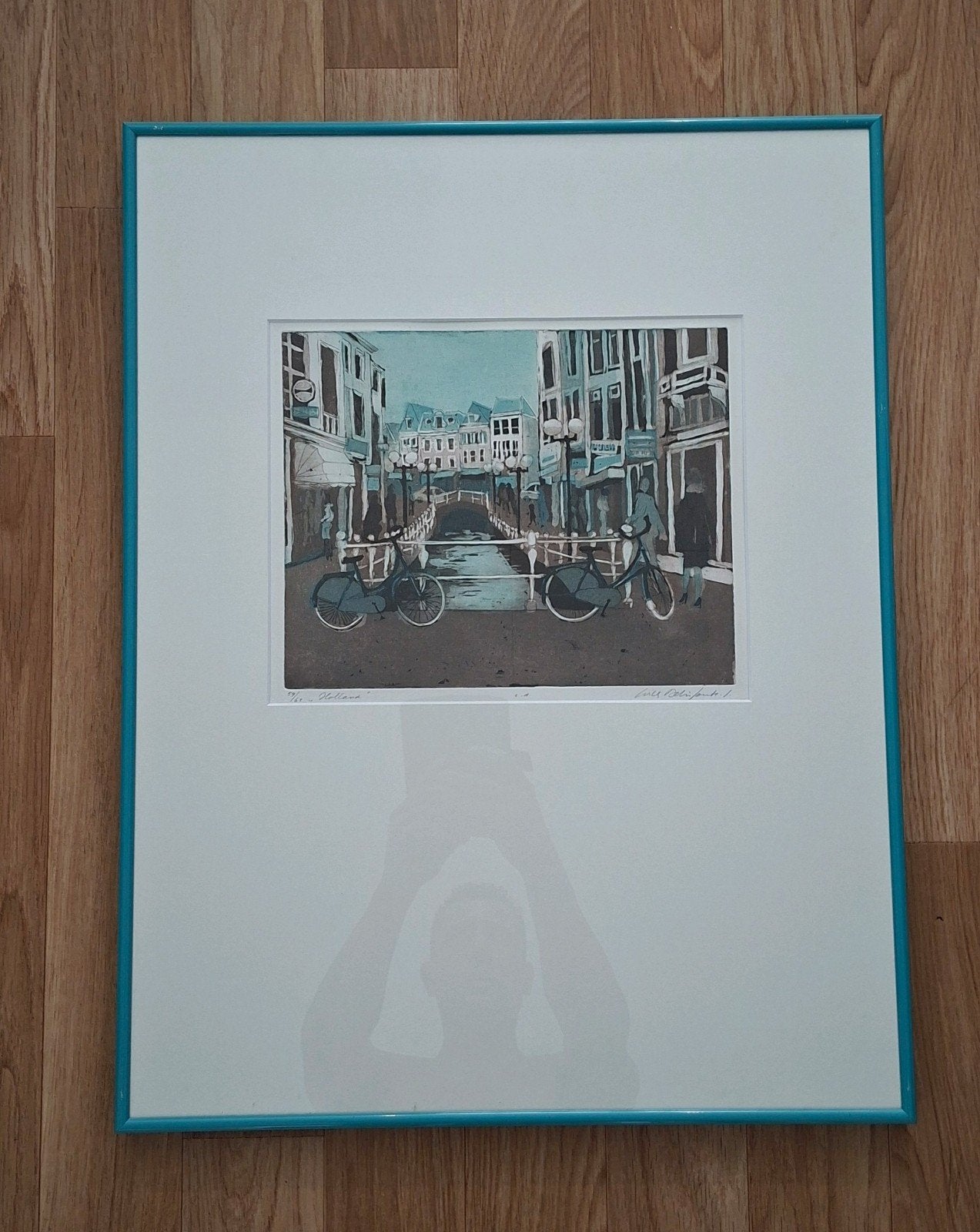 Prachtig schilderij van Willy Belifante - "Holland", Antiek en Kunst, Overige stijlen, Origineel werk, Ophalen of Verzenden, Print