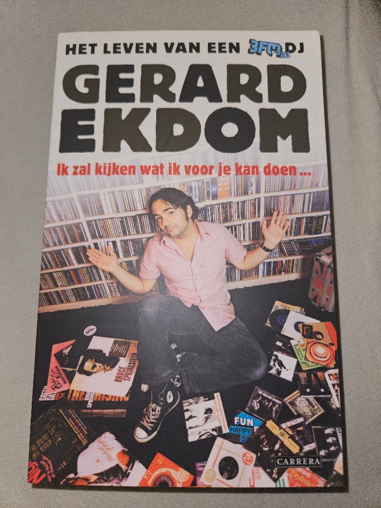 Het leven van een 3FM DJ (Gerard Ekdom), Ophalen of Verzenden, Zo goed als nieuw