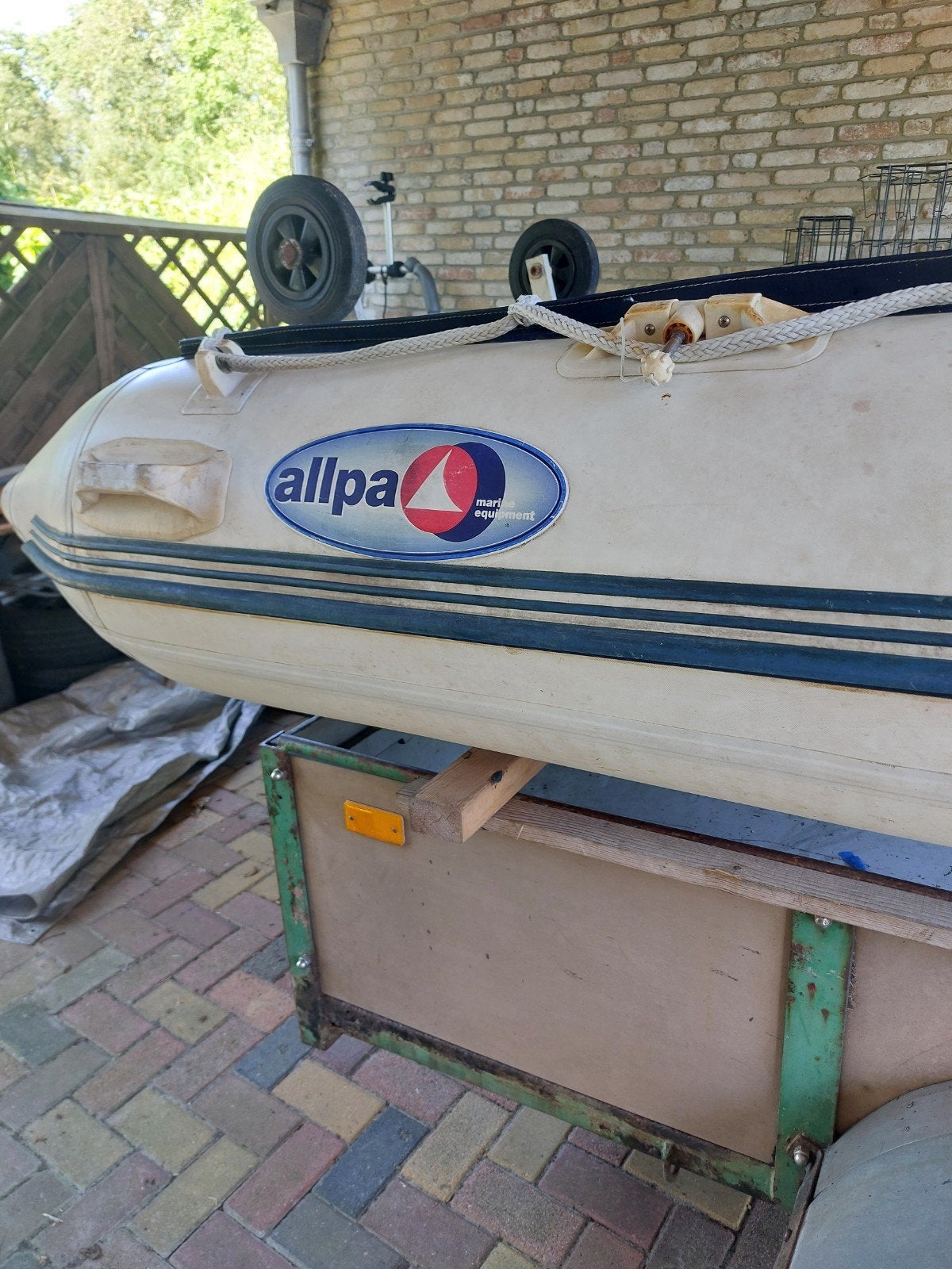Rubberboot, Ophalen, Zo goed als nieuw, Overige typen, Motorboot