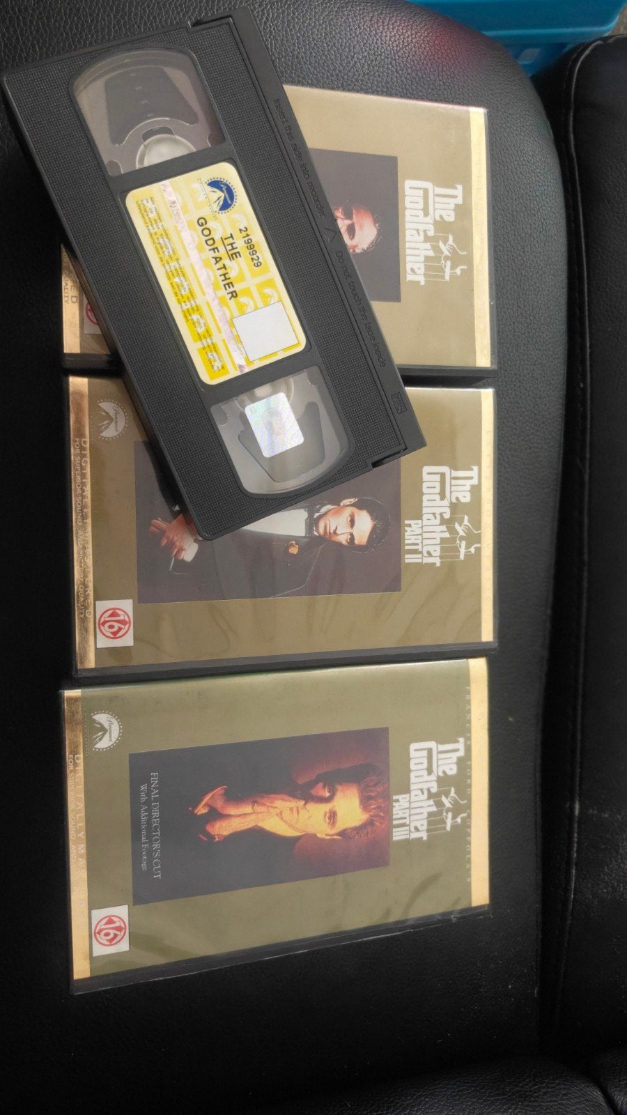 The Godfather VHS Trilogie - Ongebruikt, Boxset, Engels, Vanaf 16 jaar, Drama