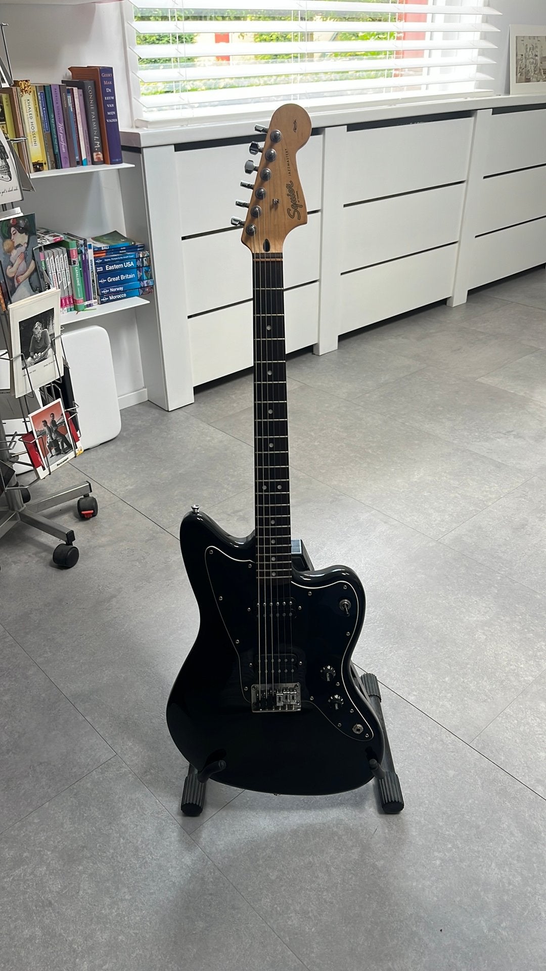 Squier Affinity Jazzmaster, Ophalen of Verzenden, Gebruikt, Solid body, Fender