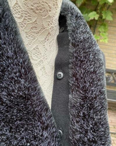 Canda jas maat 42 [DM], Kleding | Dames, Ophalen of Verzenden, Zo goed als nieuw, Maat 42/44 (L), Zwart