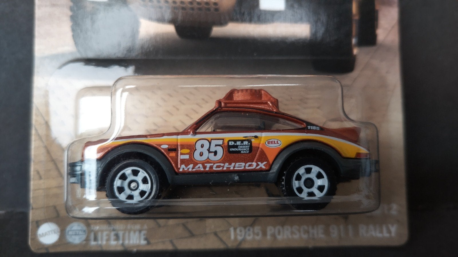 Porsche 911 Safari 1:64 3inch Matchbox Pol, Auto, Verzenden, ., Nieuw