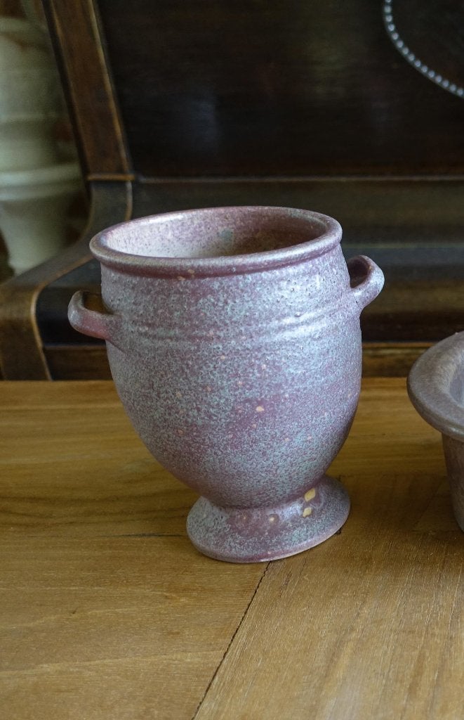 mat roze bloempot van keramiek - bloemsierkunst 5,00, Ophalen of Verzenden, Zo goed als nieuw, Balkon, Overige vormen