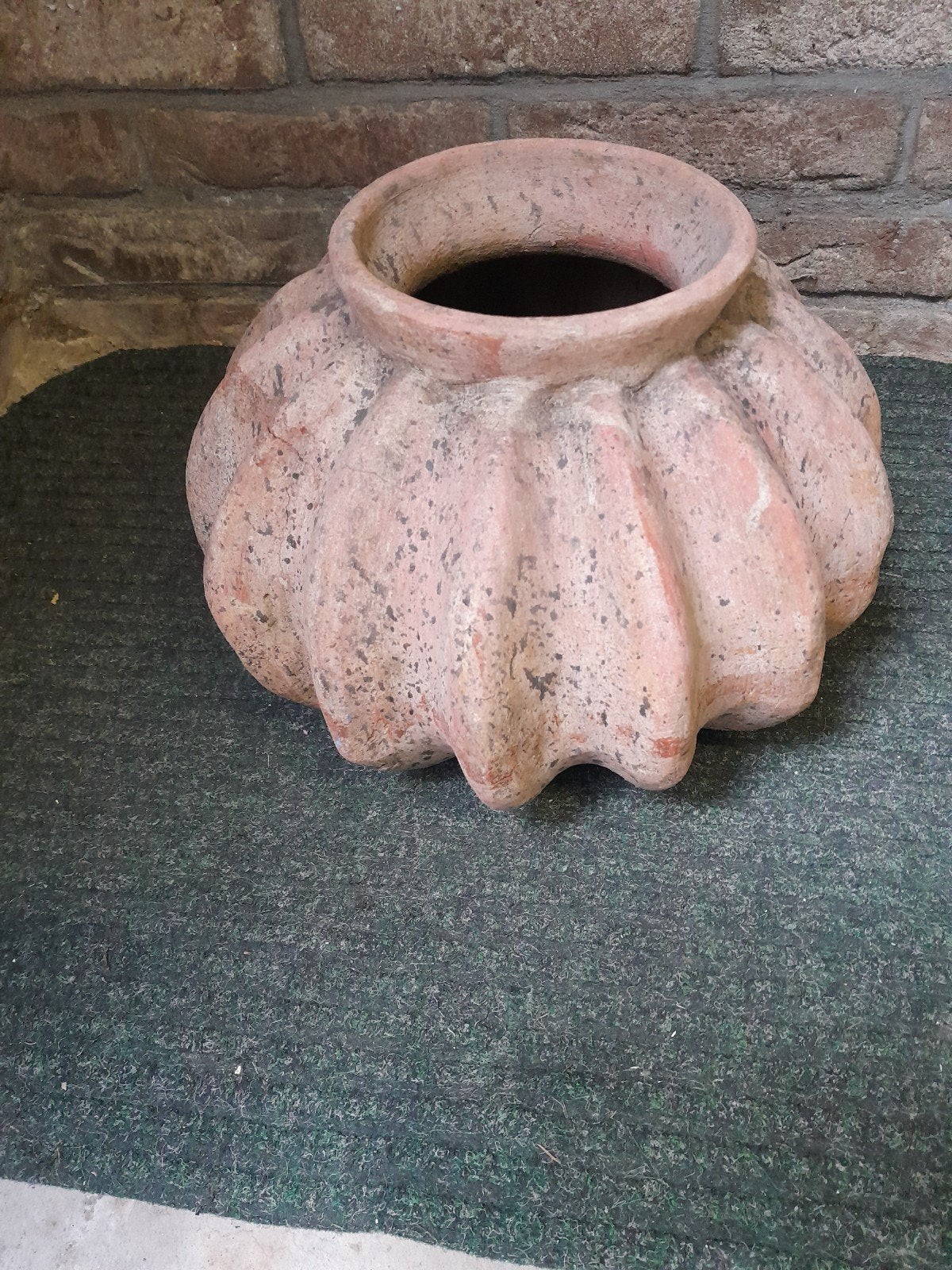 Decoratieve Terracotta Bloempot/Plantenbak, Ophalen