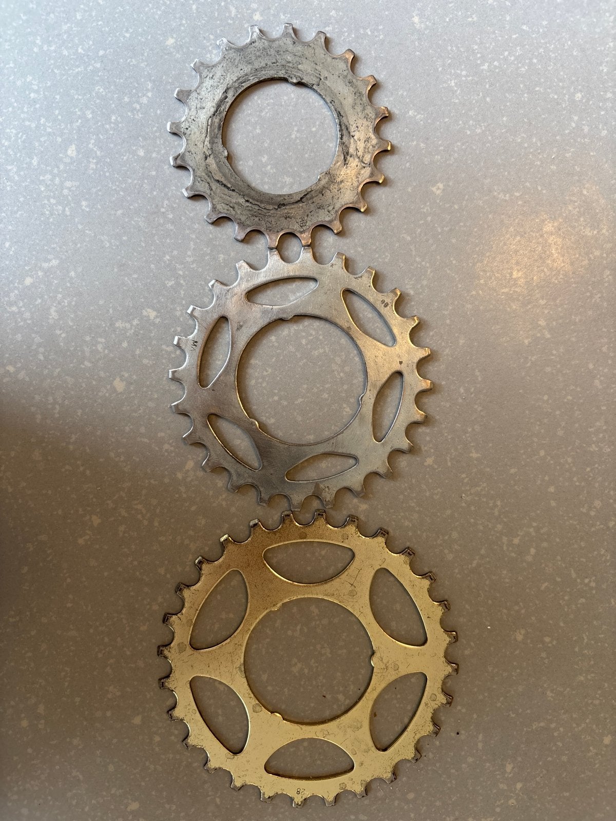 Sachs Maillard tandwielen - 20t, 24t en 28t, Gebruikt, Staal, Ophalen of Verzenden, Derailleur of Ketting