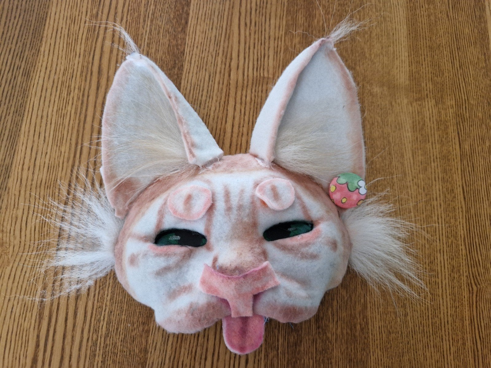 therian mask cat, Ophalen of Verzenden, Zo goed als nieuw, Accessoires