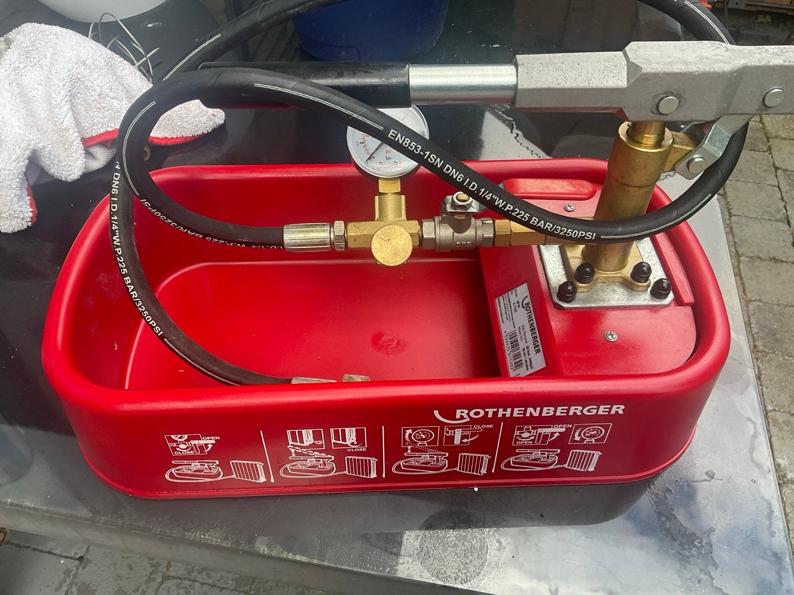 ROTHENBERGER afperspomp model RP 30, Ophalen of Verzenden, Gebruikt