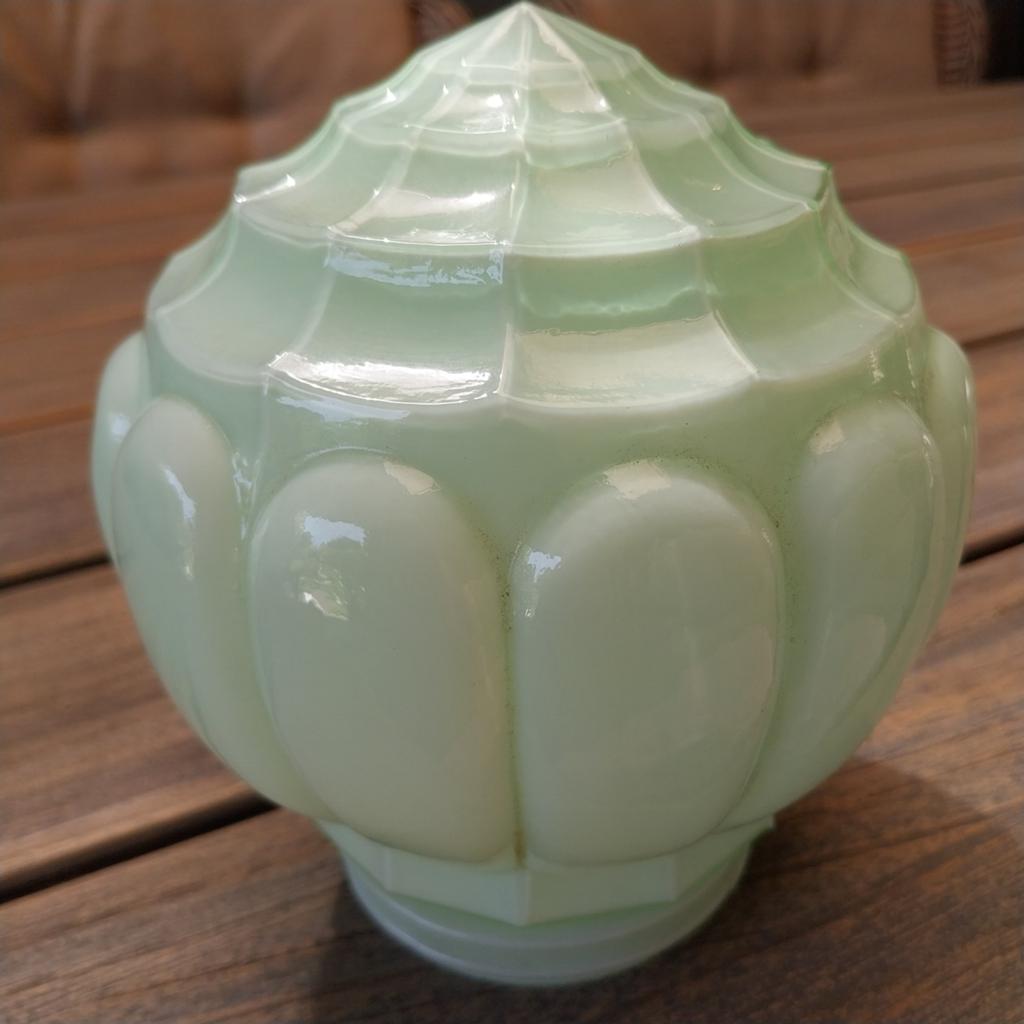 Art deco lampen bolletje lichtgroen Thabur, Ophalen of Verzenden