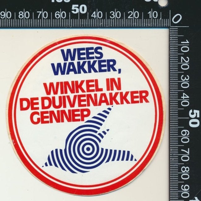 Sticker: De Duivenakker - Gennep, Ophalen of Verzenden, Zo goed als nieuw, Dier en Natuur