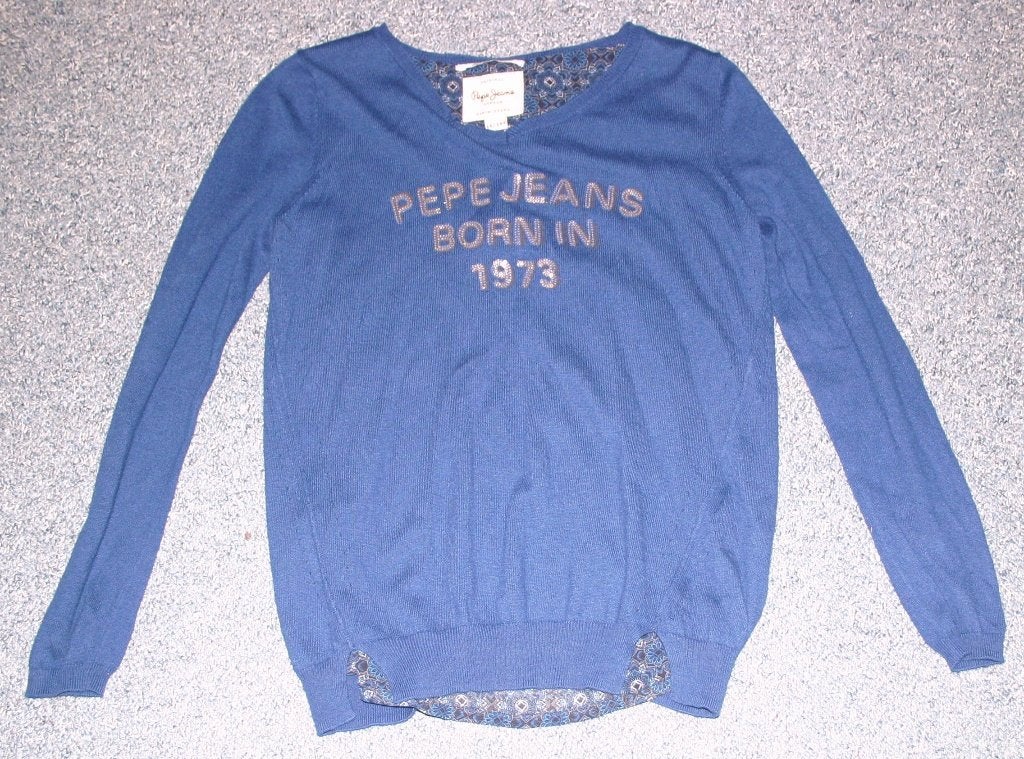 Prachtige Pepe Jeans shirt mt 164 blauw nieuwe staat, Pepe Jeans, Meisje, Ophalen of Verzenden, Zo goed als nieuw