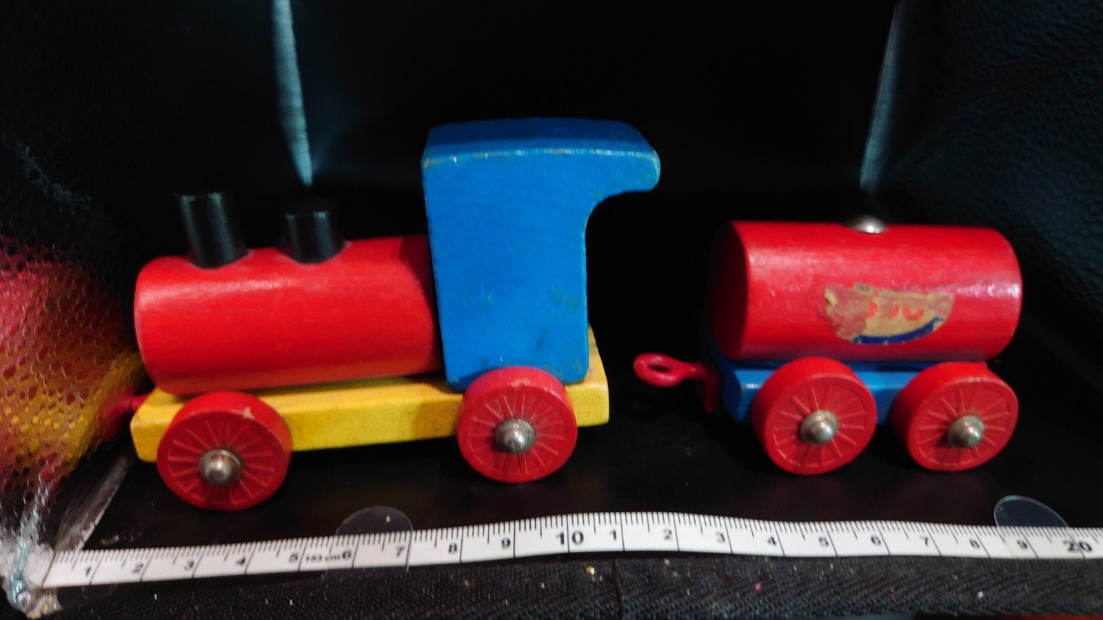 Heros W-Germany Houten Trein - Vintage Speelgoed, Ophalen of Verzenden, Gebruikt
