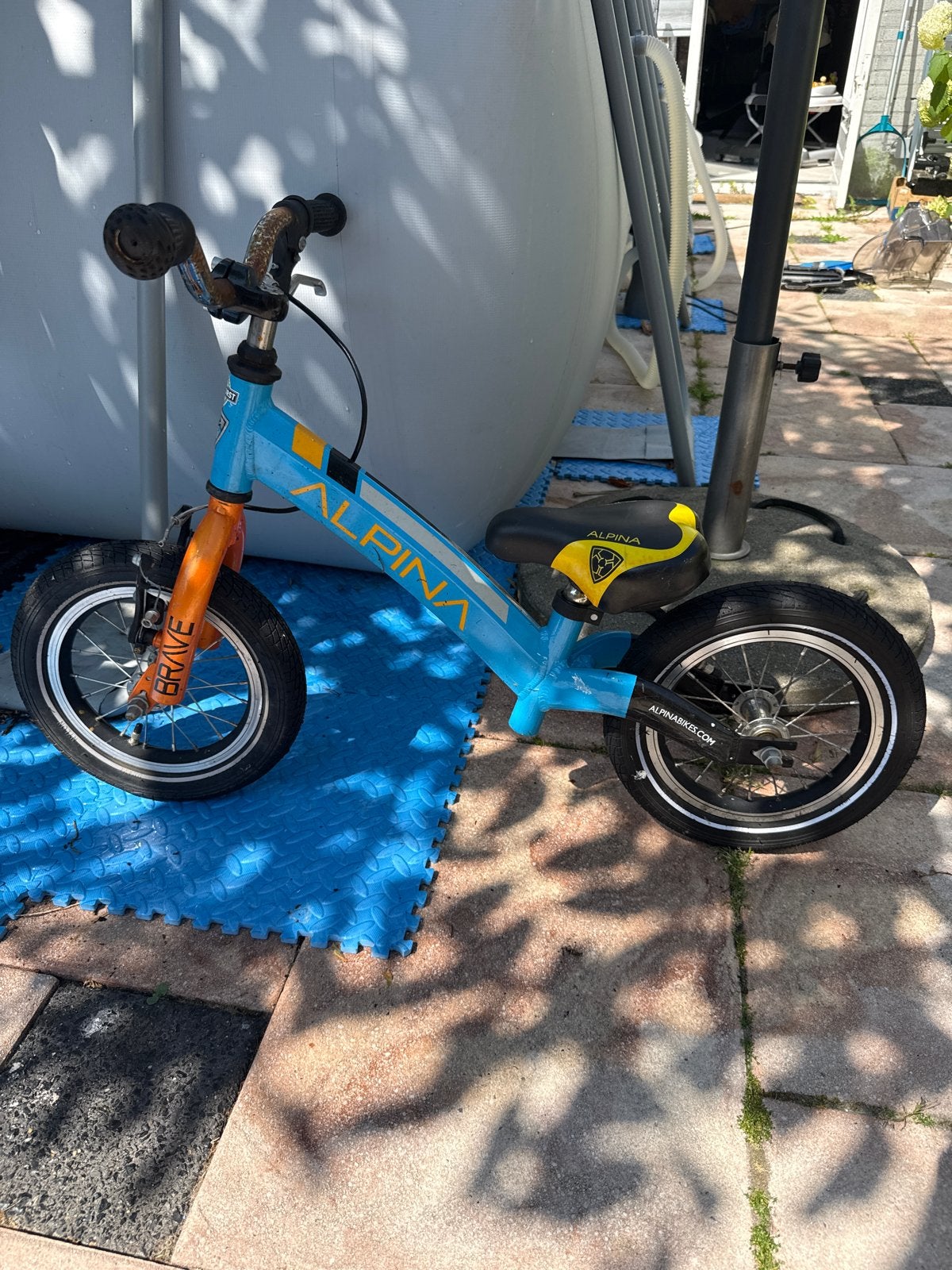 Stoere Alpina loopfiets - verroest maar nog mooi, Fietsen en Brommers, Fietsen | Kinderfietsjes, Ophalen, Gebruikt, Minder dan 16 inch