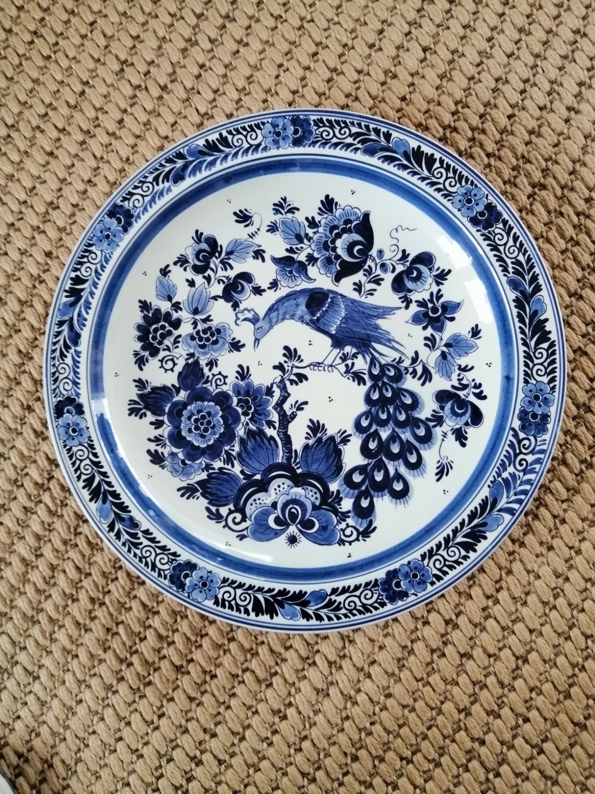 Prachtig Delftsblauw Wandbord - Koninklijke Goedewaagen, Antiek en Kunst, Ophalen of Verzenden