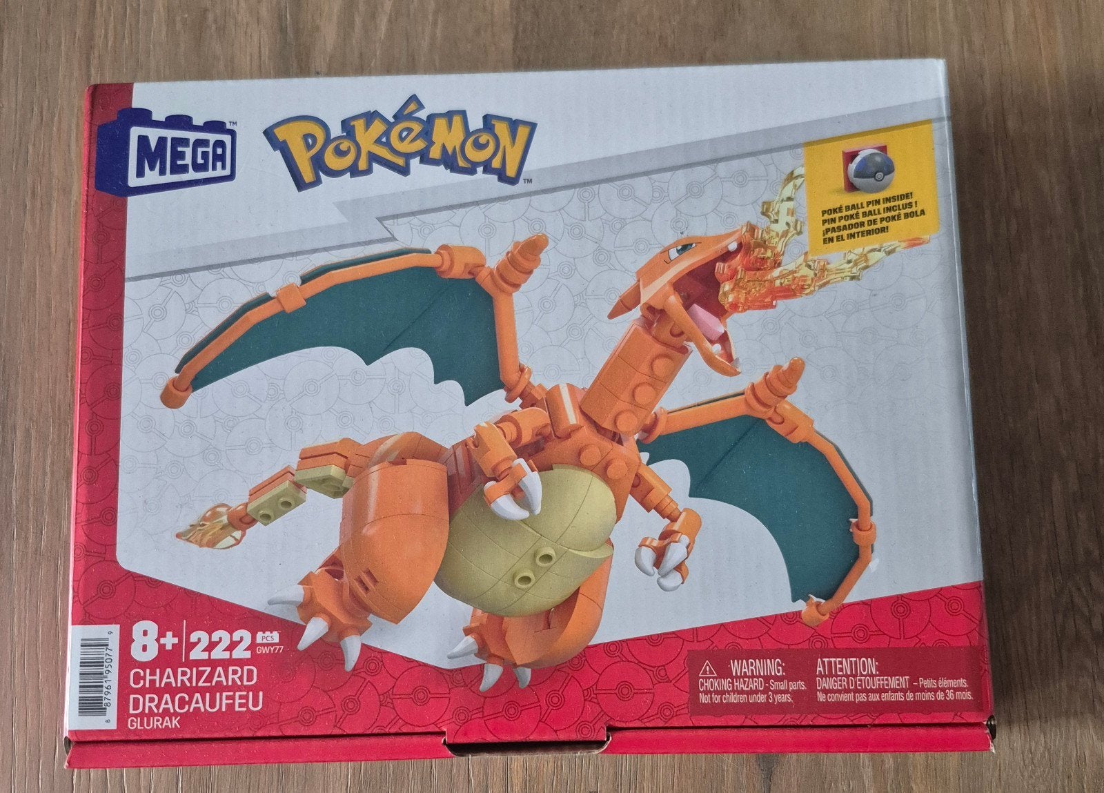 Mega Construx Pokémon Charizard Glurak bouwset nieuw, Ophalen, Nieuw, Overige merken