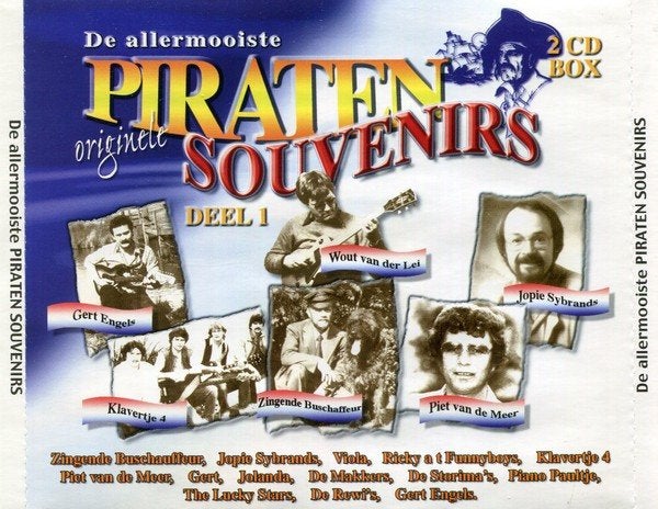De Allermooiste Piraten Souvenirs Deel 1 - 2 CD Box  Nieuw, Cd's en Dvd's, Piraten en Zeemansliederen, Boxset, Ophalen of Verzenden