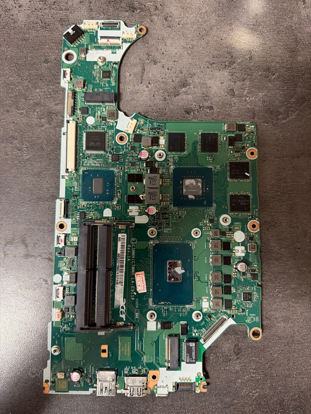 Acer C5MMH/C7MMH LA-E911P Moederbord - Gebruikt, Ophalen of Verzenden, Gebruikt, Intel, DDR4