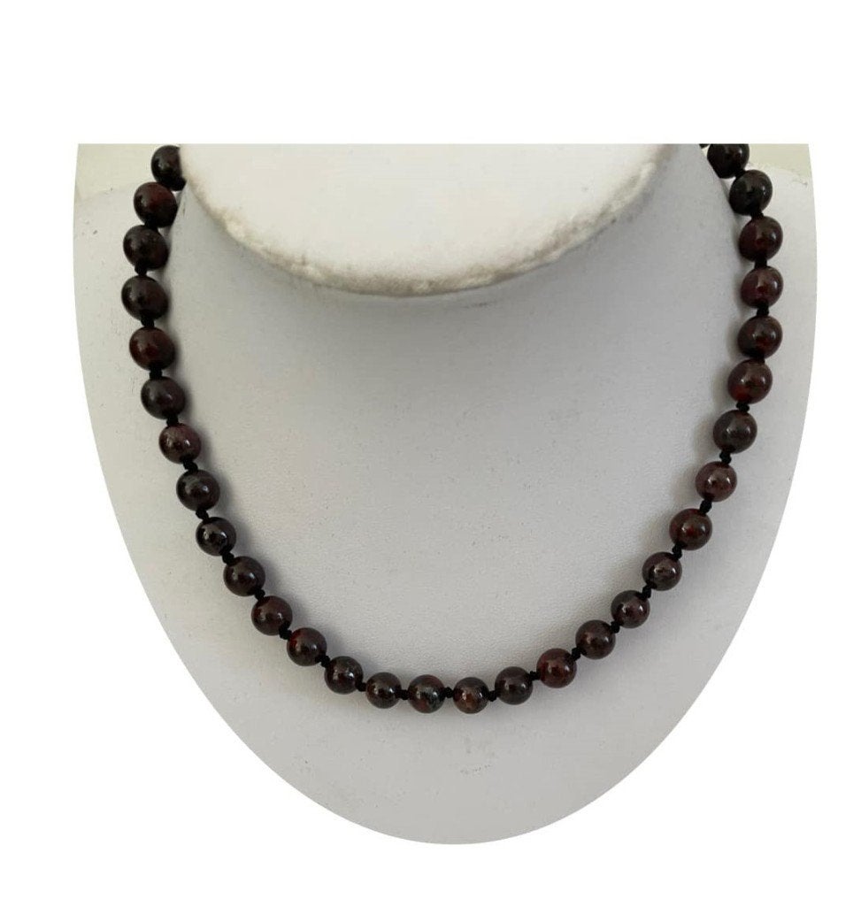 mooie granaat ketting, Nieuw, Ophalen of Verzenden, Steen of Mineraal, Met edelsteen