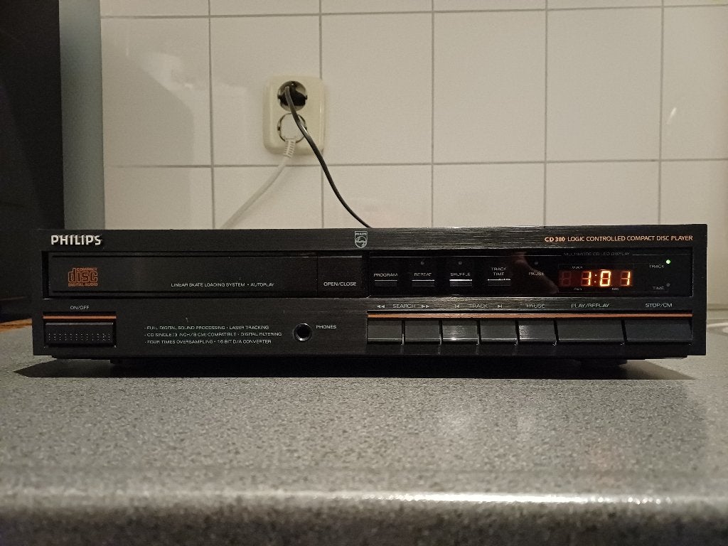 Philips CD-380 CD-Speler, Ophalen, Refurbished, Philips