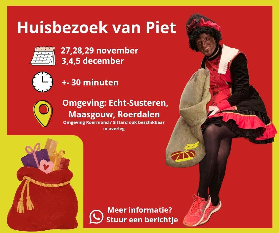 huisbezoek van Piet omgeving Echt -Susteren-Roermond-Sittard, Ophalen