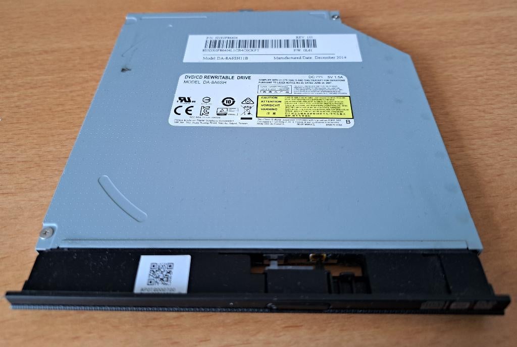 DVD-CD rewritable drive model DA-8A6SH11B, Ophalen of Verzenden, Gebruikt, Onbekend