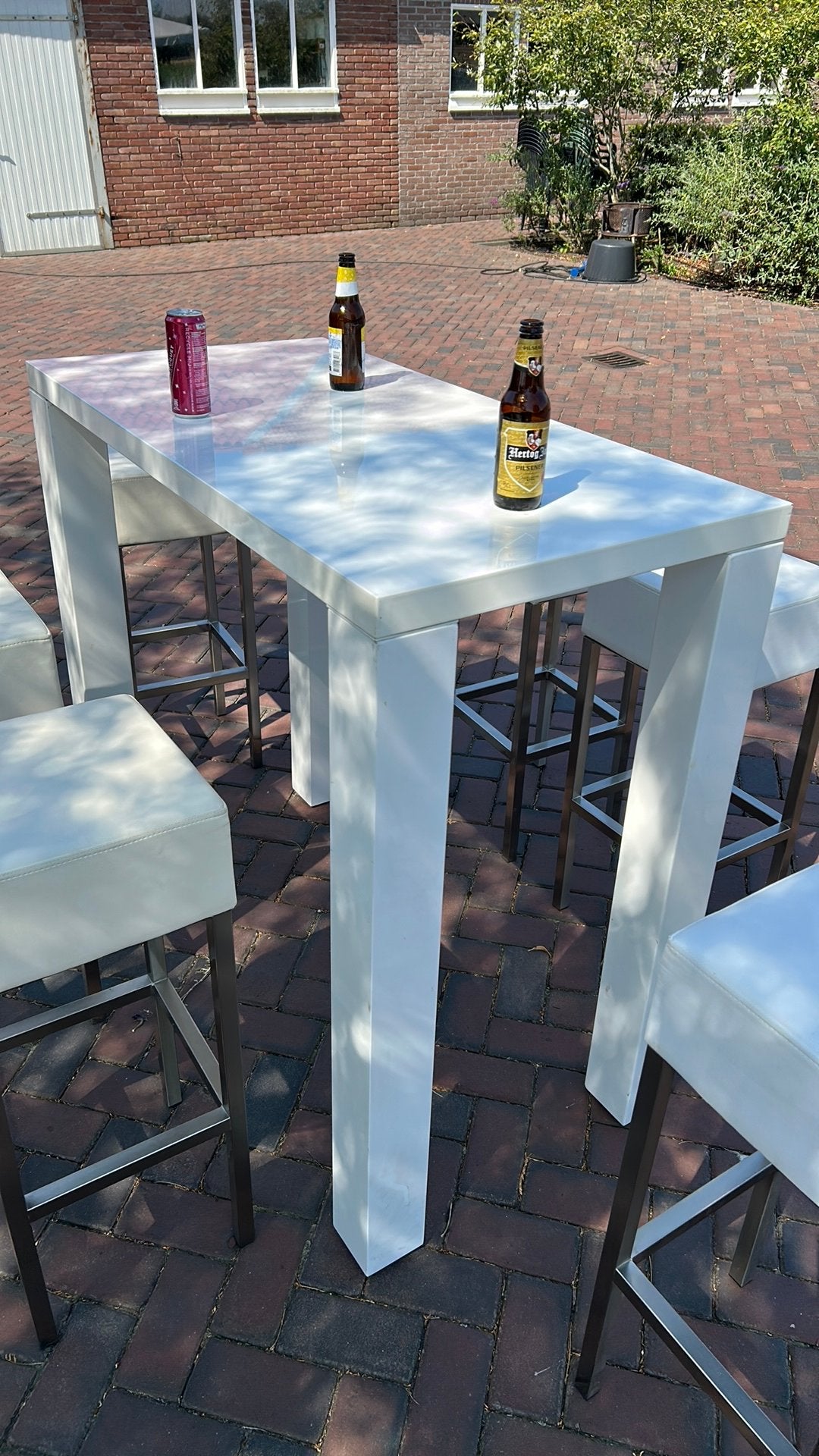 Bar tafel 120x60x107, Ophalen of Verzenden, Zo goed als nieuw