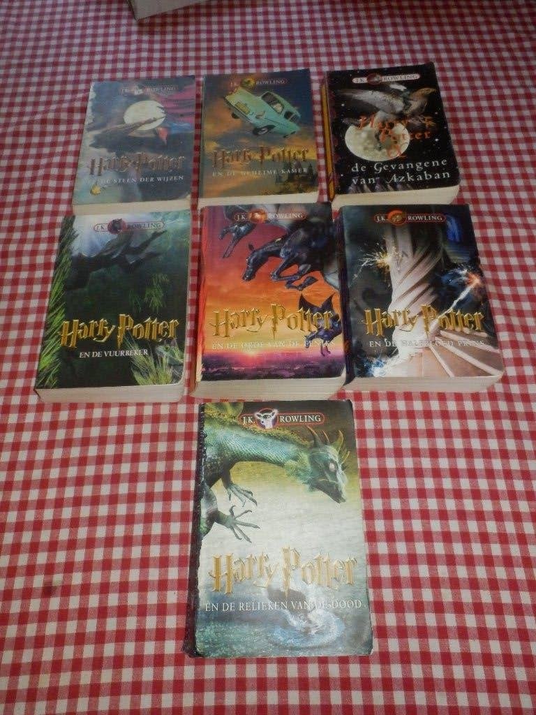 Harry Potter Complete serie 7 delen, Ophalen of Verzenden, Gelezen, J.K.Rowling.