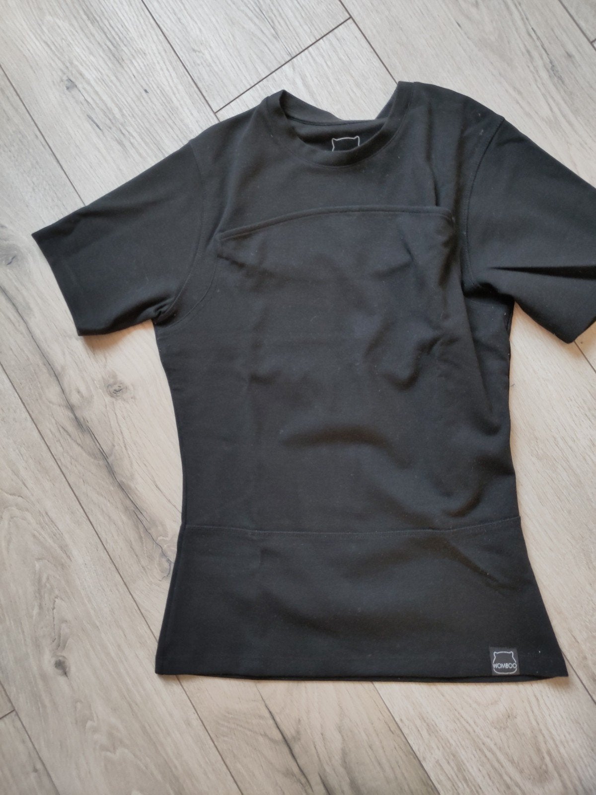 Womboo buidelshirt heren maat S zwart zgan, Kinderen en Baby's, Babydragers en Draagdoeken, Overige merken, Overige typen, Ophalen of Verzenden