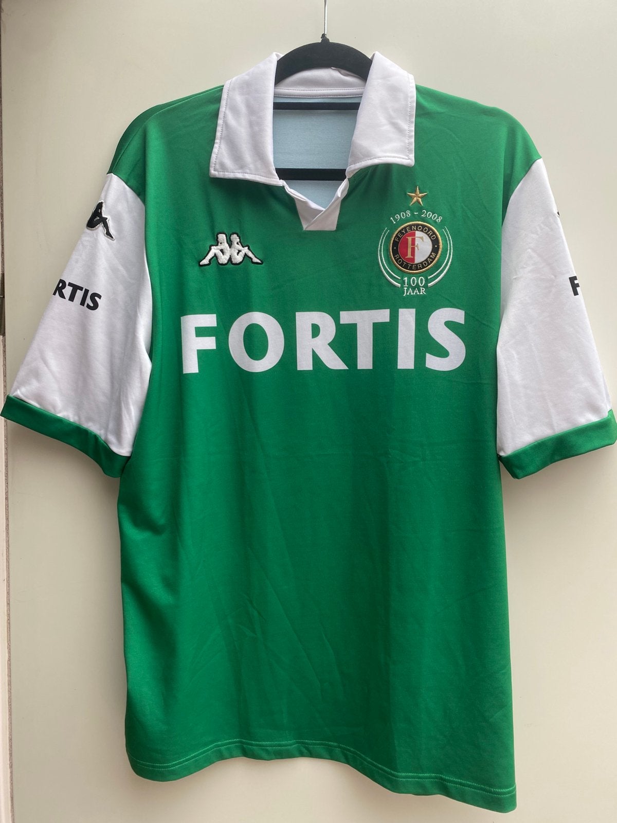 Feyenoord shirt 100 jaar 1908-2008 - XXL - zeer nette staat, Ophalen of Verzenden, Zo goed als nieuw, Feyenoord, Shirt