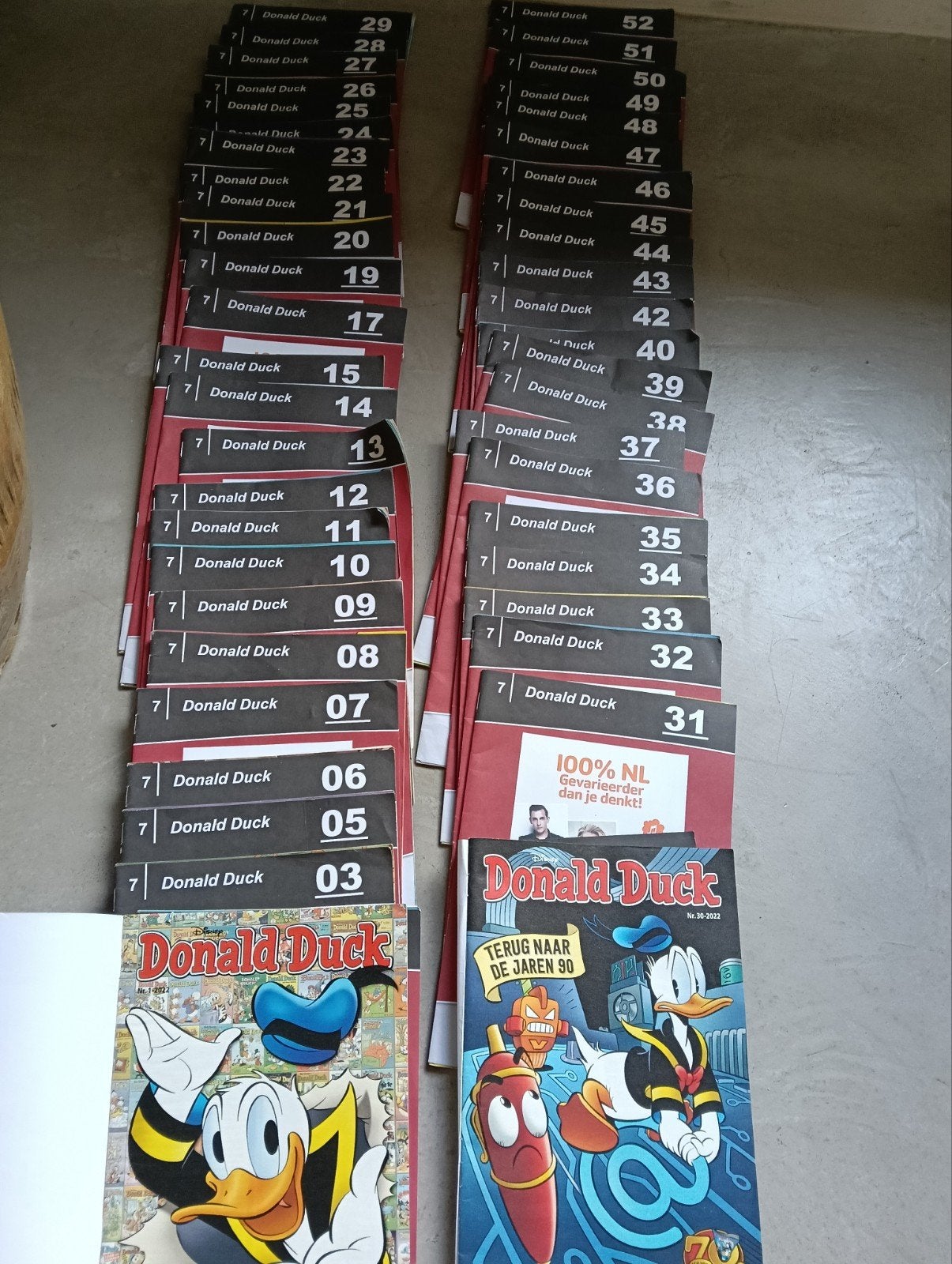 Donald Duck Jaargang 2022 - 49 Stuks, Boeken, Meerdere stripboeken, Ophalen of Verzenden, Gelezen