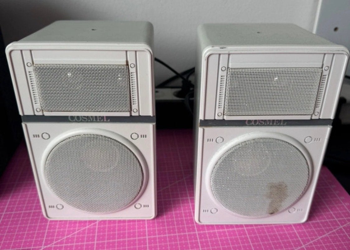Cosmel LS 100 Boekenplank Luidsprekers - Vintage Set, Overige merken, Gebruikt, Ophalen of Verzenden, 60 tot 120 watt