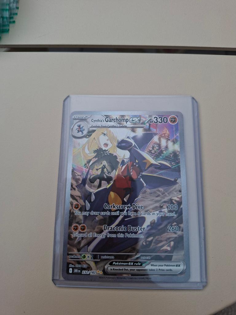 Pokemon kaart Cynthia's Garchomp, Ophalen of Verzenden, Nieuw