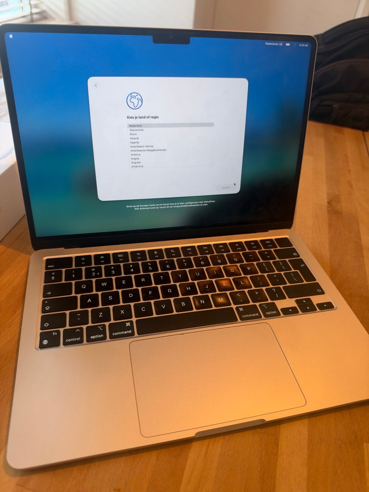 MacBook Air M2 2022 - 13,6" - 8GB RAM - 512GB SSD, Ophalen, Qwerty, 8 GB, 13 inch