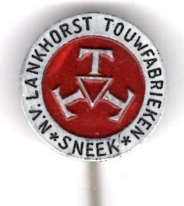 N.V. Lankhorst touwfabrieken Sneek alu speldje ( T_124), Verzenden, Nieuw, Merk, Speldje of Pin
